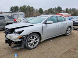 Salvage cars for sale from Copart Mendon, MA: 2014 Nissan Maxima 3.5 s