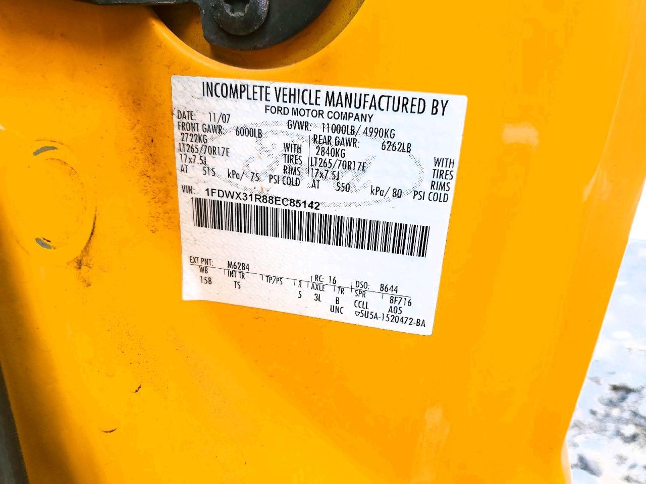 2008 Ford F350 SRW Super Duty