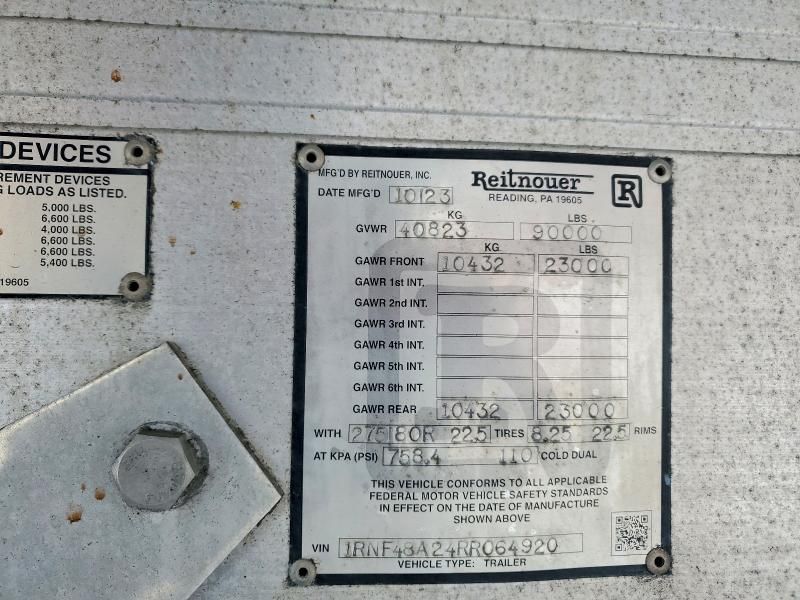 2024 Reitnouer Flatbed Trailer
