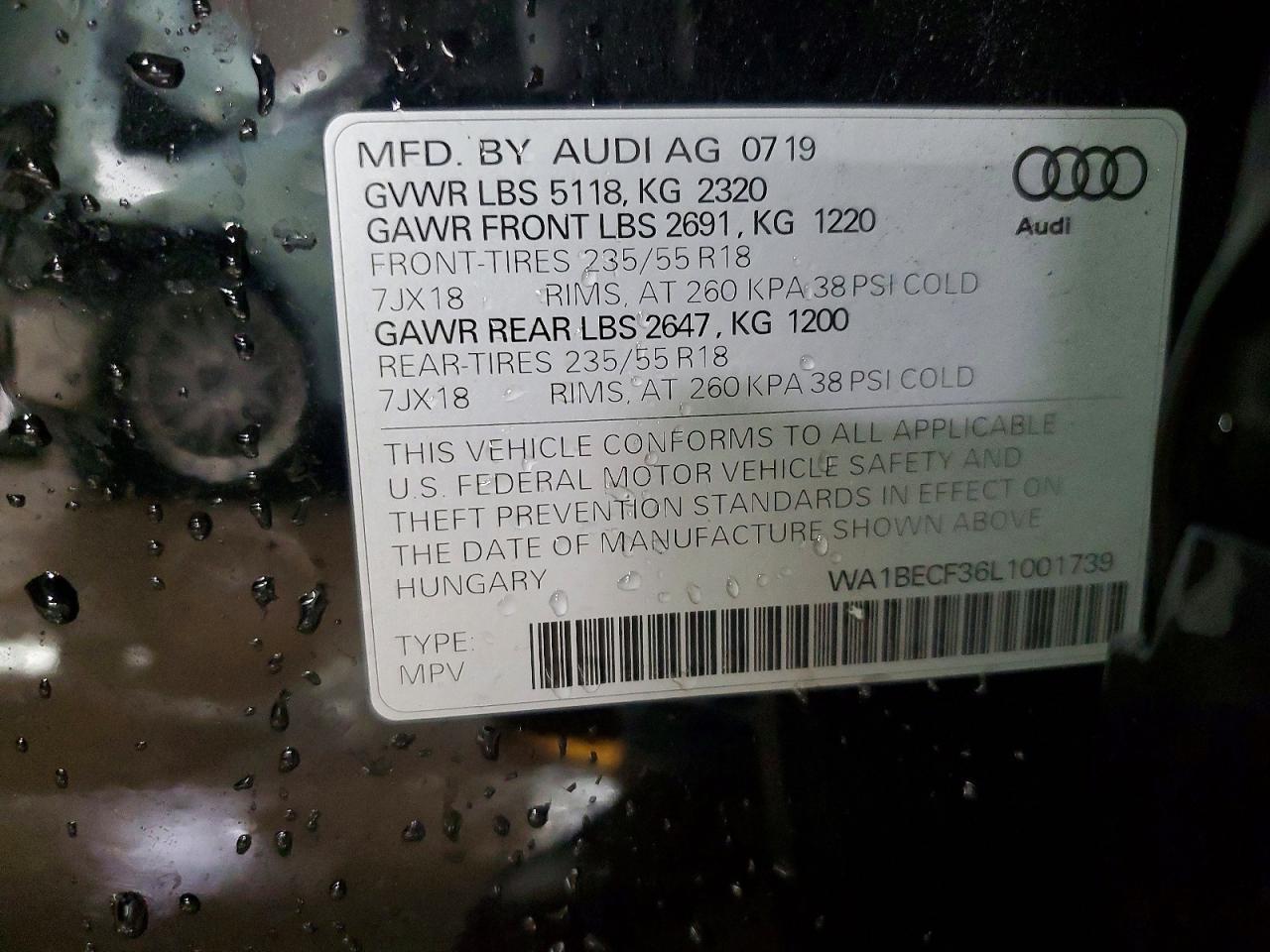 2020 Audi Q3 Premium Plus