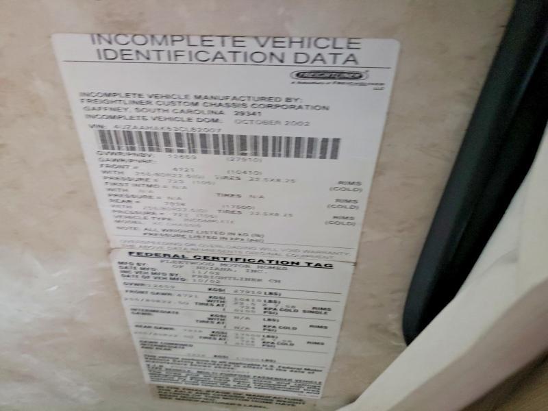 2003 Discovery 2003 Freightliner XC Chassis RV