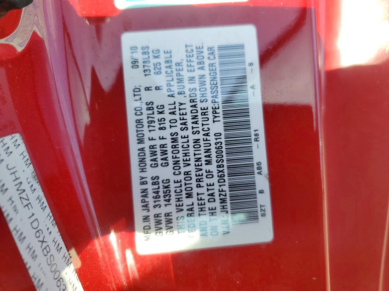 2011 Honda Cr-z ex