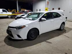 Toyota Corolla salvage cars for sale: 2016 Toyota Corolla le