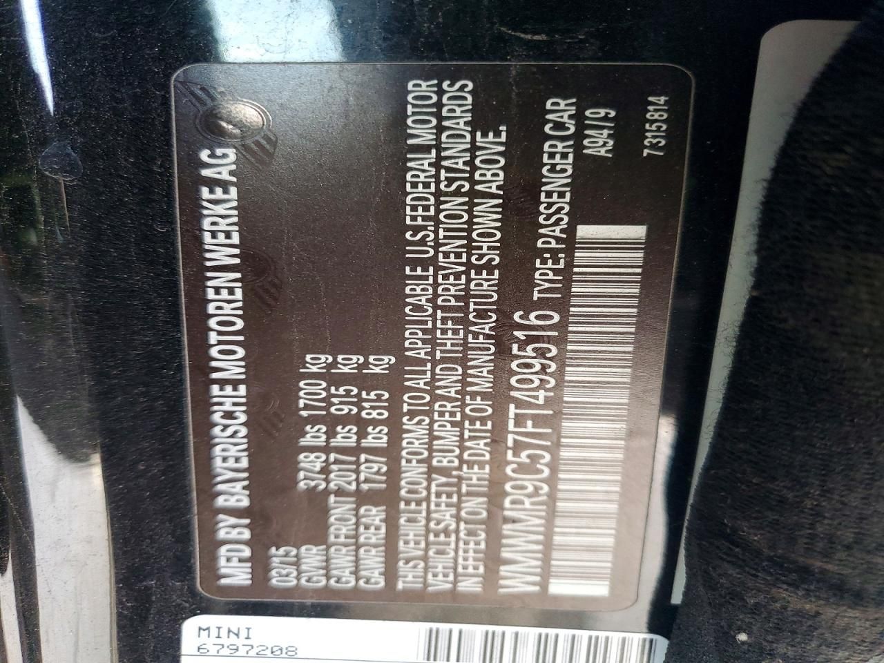 2015 Mini Cooper John Cooper Works