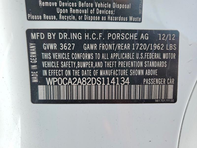 2013 Porsche Boxster