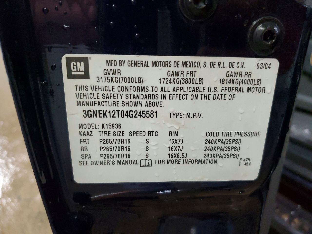 2004 Chevrolet Avalanche K1500