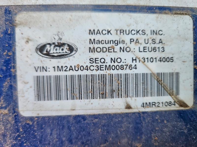 2014 Mack LEU613 Refuse Truck