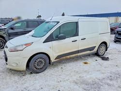 Salvage trucks for sale at Woodhaven, MI auction: 2018 Ford Transit Connect Delivery Van