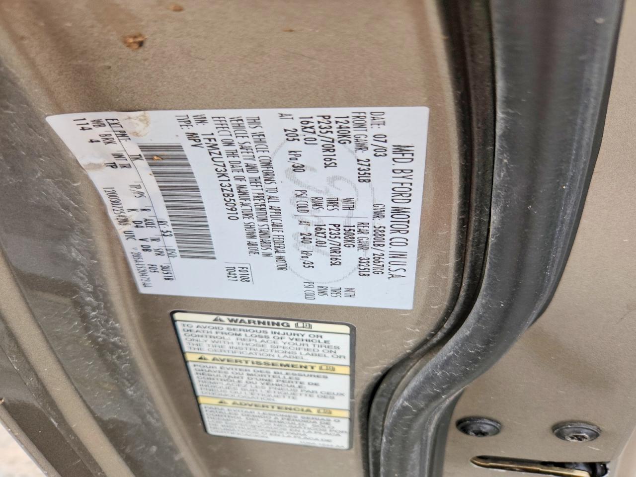 2003 Ford Explorer xlt