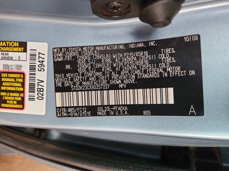 2009 Toyota Sienna ce