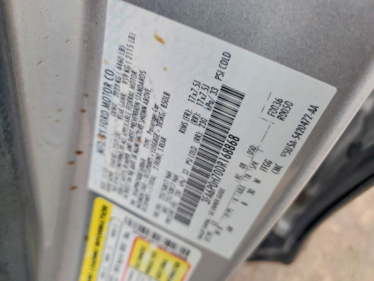 2013 Ford Fusion se