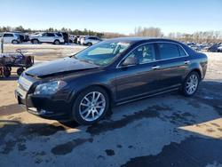 Chevrolet salvage cars for sale: 2010 Chevrolet Malibu ltz