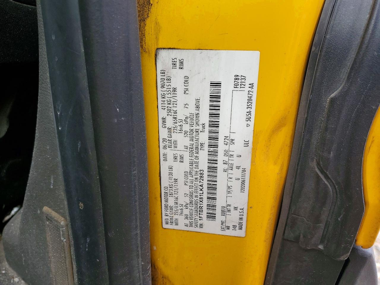 2020 Ford Transit 250 Delivery Van