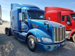 Salvage trucks for sale at New Braunfels, TX auction: 2016 Peterbilt Tractor 579-Semi Truck