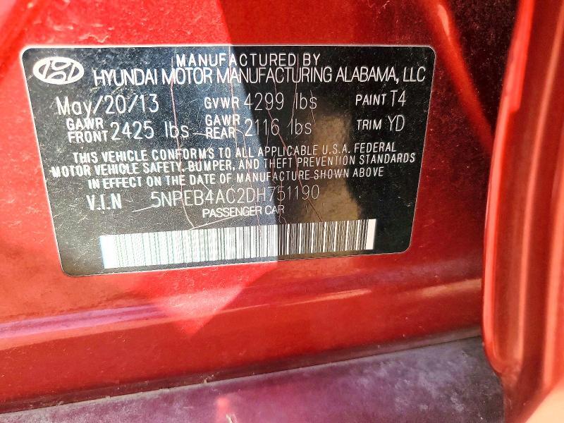 2013 Hyundai Sonata gls