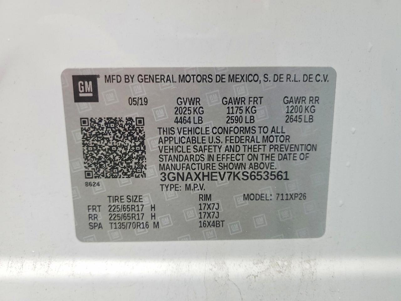2019 Chevrolet Equinox ls