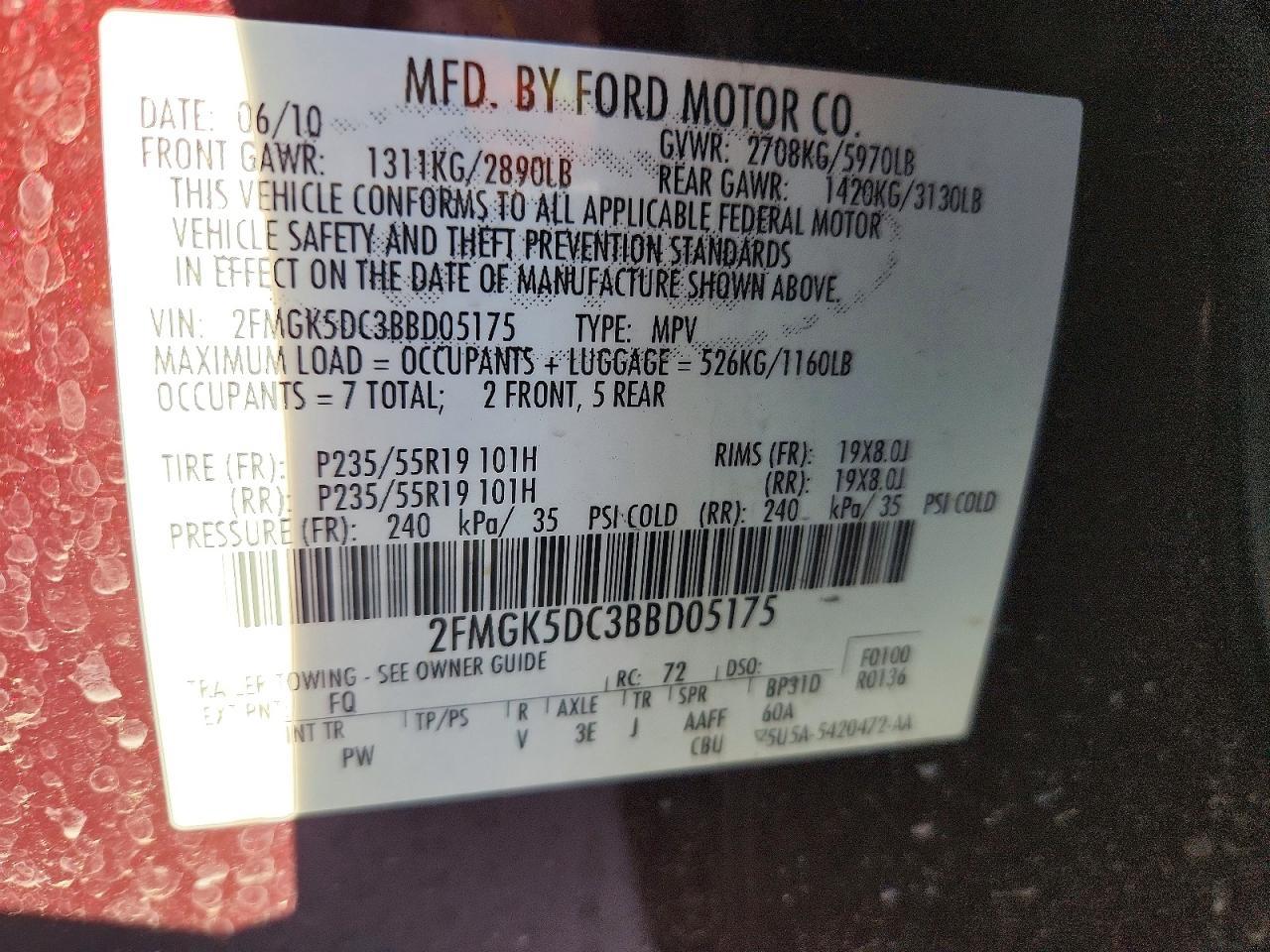 2011 Ford Flex Limited
