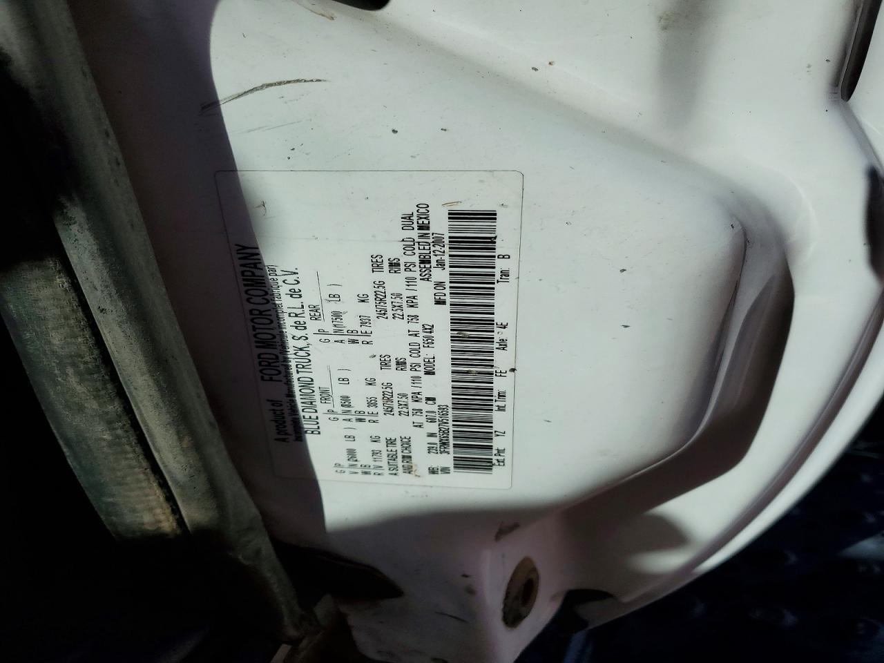 2007 Ford F650 Super Duty Rollback TOW Truck