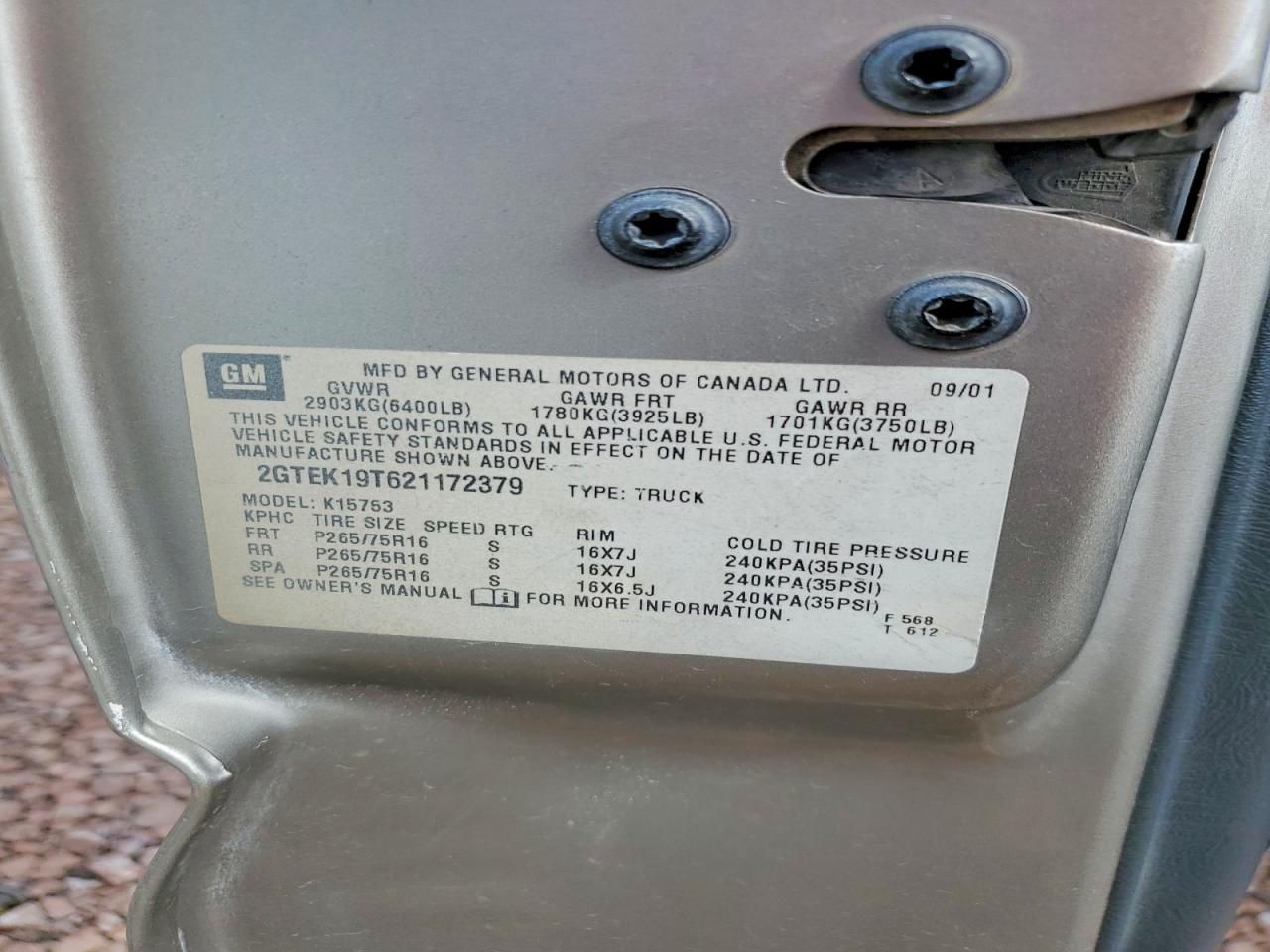 2002 GMC New Sierra K1500