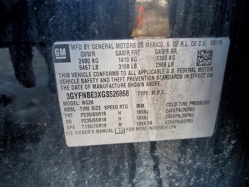 2016 Cadillac Srx Luxury Collection