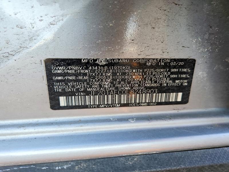 2020 Subaru Crosstrek Premium