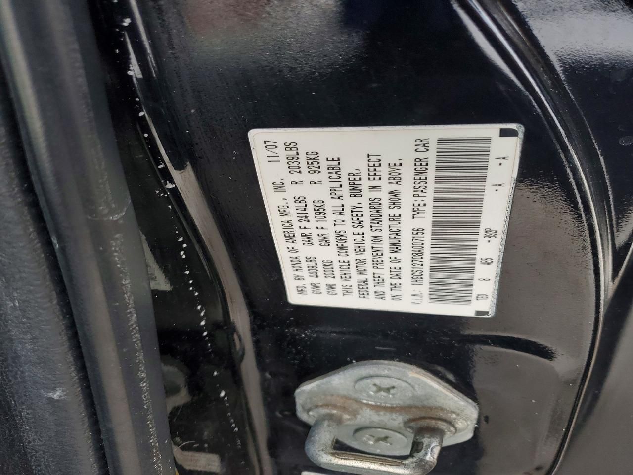 2008 Honda Accord ex