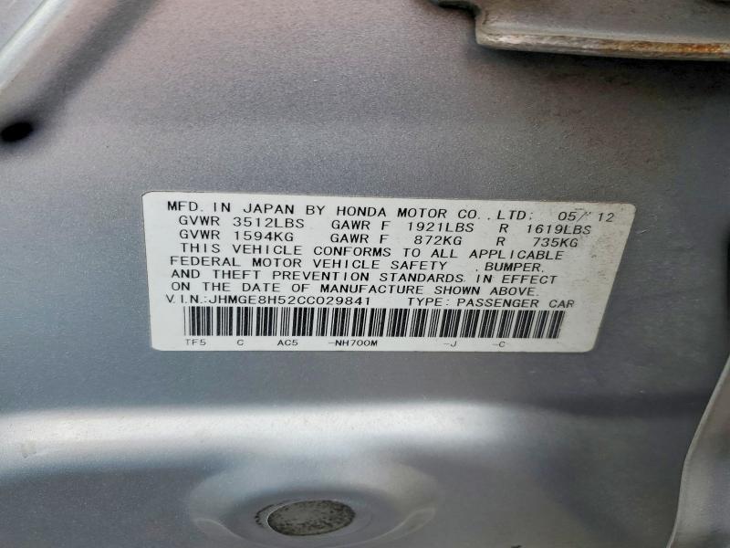 2012 Honda Fit Sport