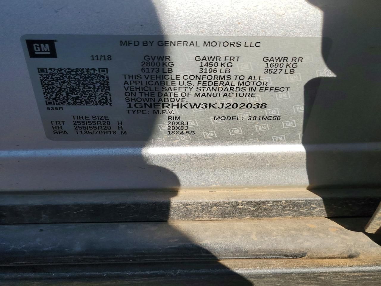 2019 Chevrolet Traverse lt