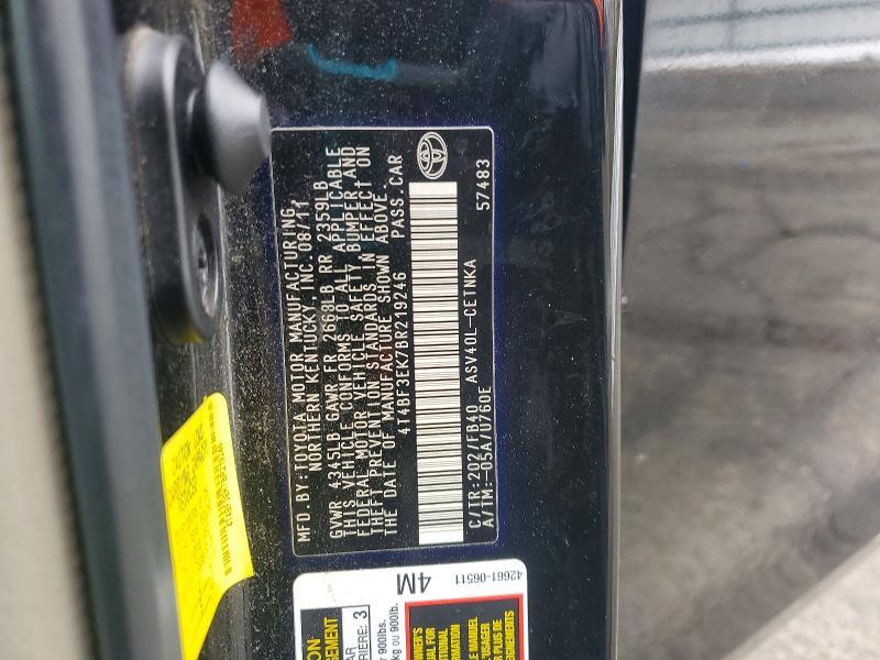 2011 Toyota Camry le