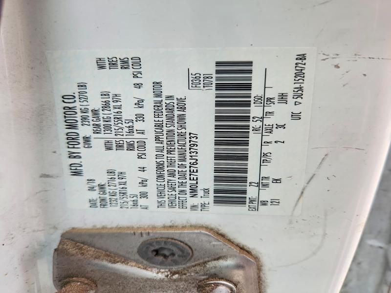 2018 Ford Transit Connect Delivery Van