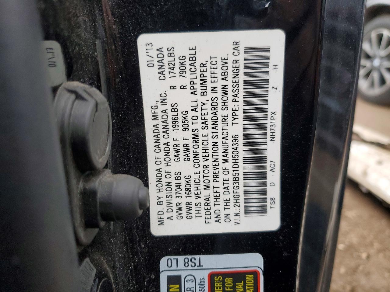 2013 Honda Civic lx