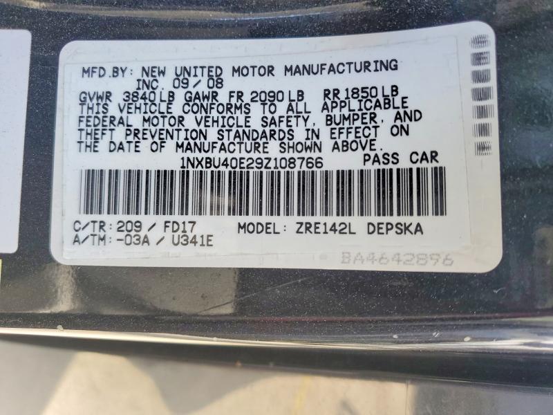 2009 Toyota Corolla s