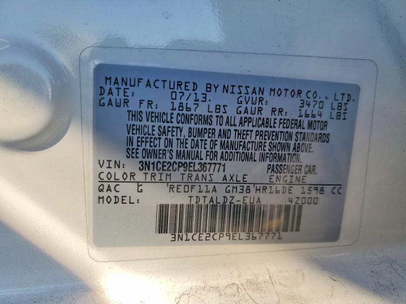 2014 Nissan Versa Note s