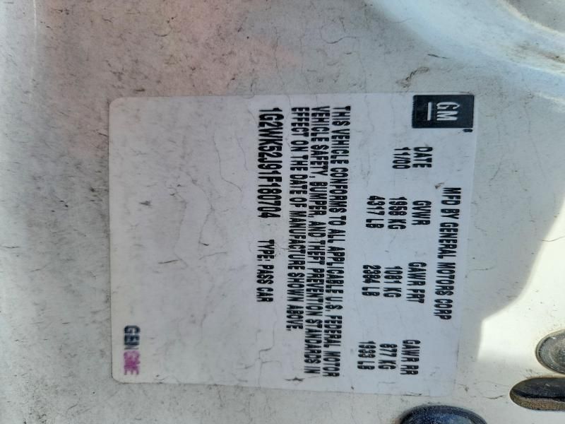 2001 Pontiac Grand Prix se