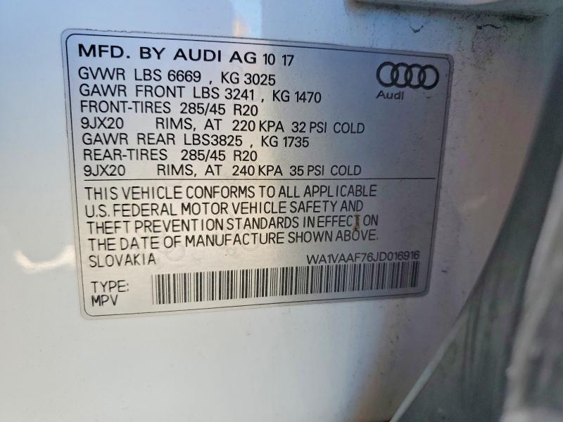 2018 Audi Q7 Prestige