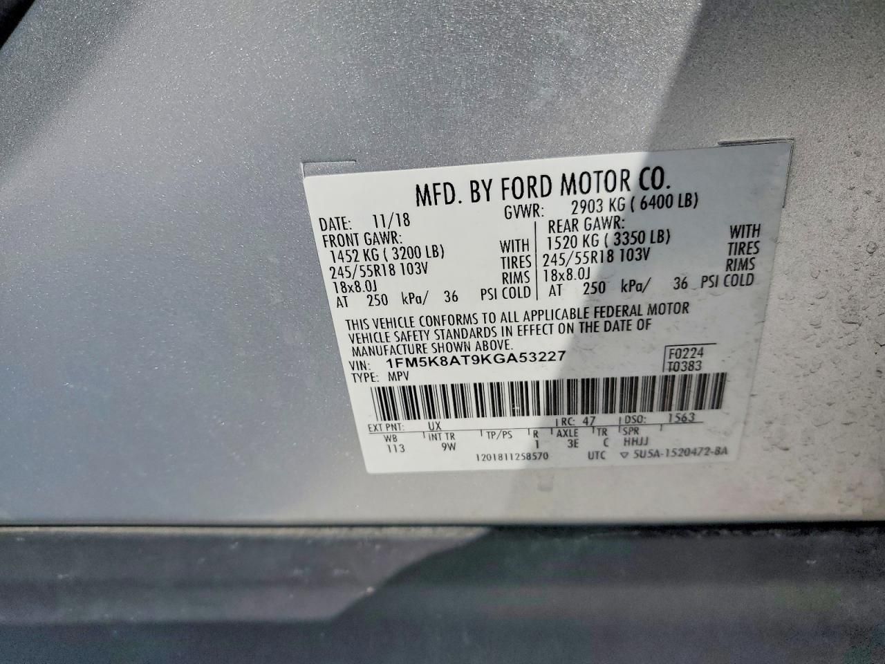 2019 Ford Explorer Police Interceptor