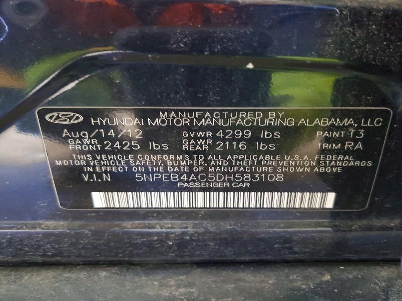 2013 Hyundai Sonata gls