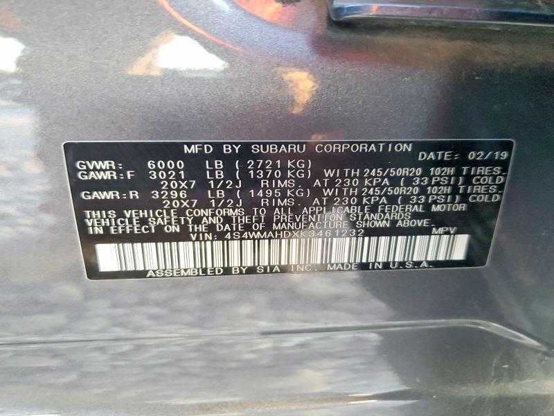 2019 Subaru Ascent Premium