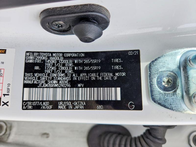 2021 Lexus Gx 460 Luxury