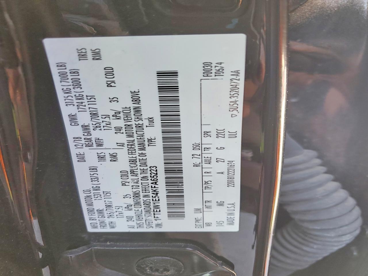 2019 Ford F150 Supercrew