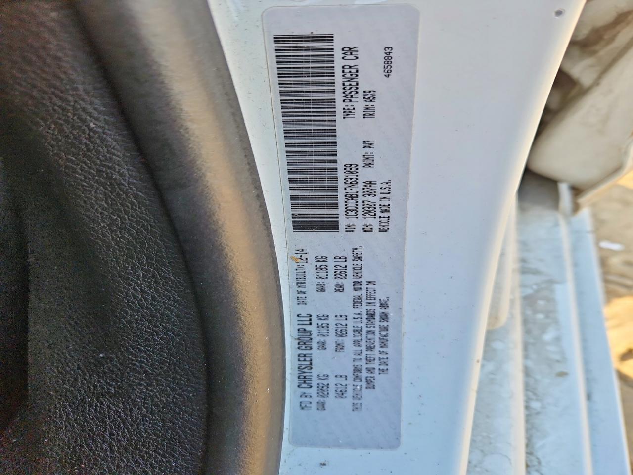 2015 Chrysler 200 Limited