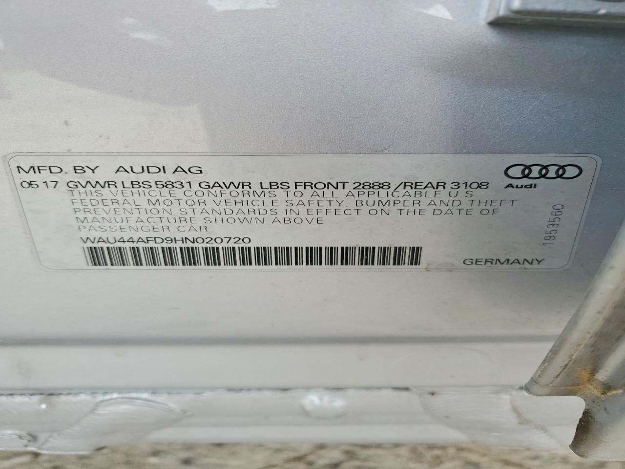 2017 Audi A8 l Quattro