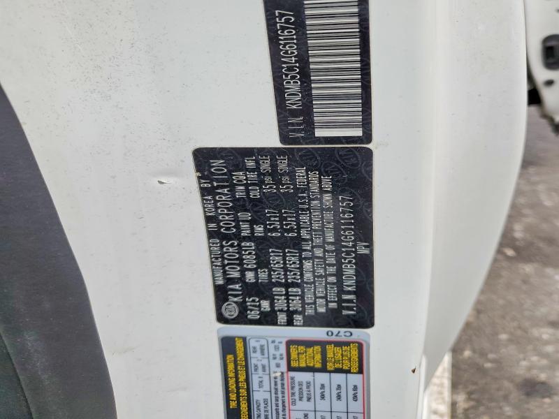 2016 KIA Sedona lx