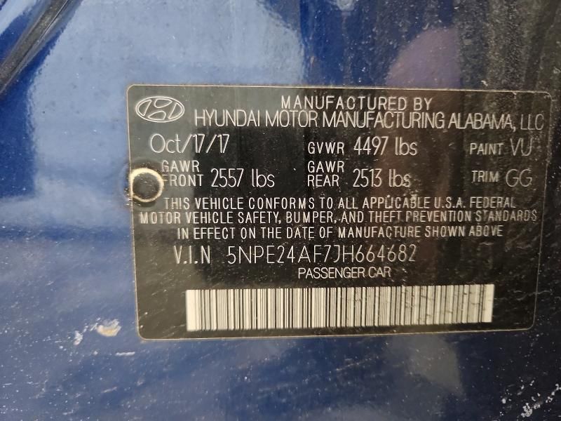 2018 Hyundai Sonata se