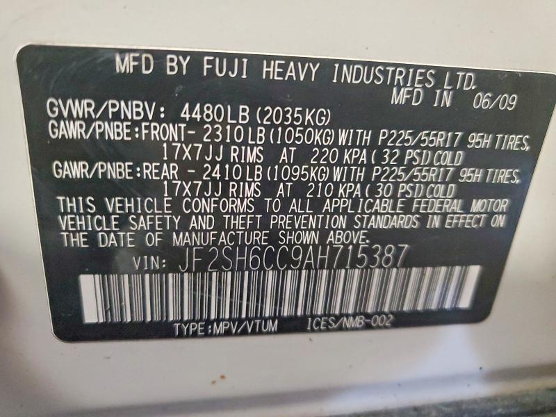 2010 Subaru Forester 2.5x Premium