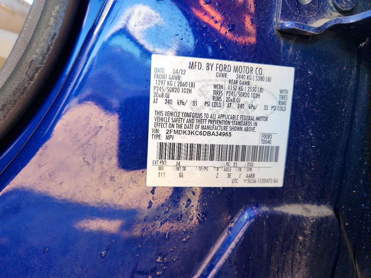 2013 Ford Edge Limited