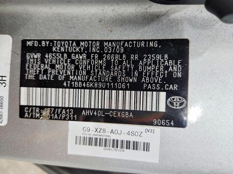2009 Toyota Camry Hybrid Base