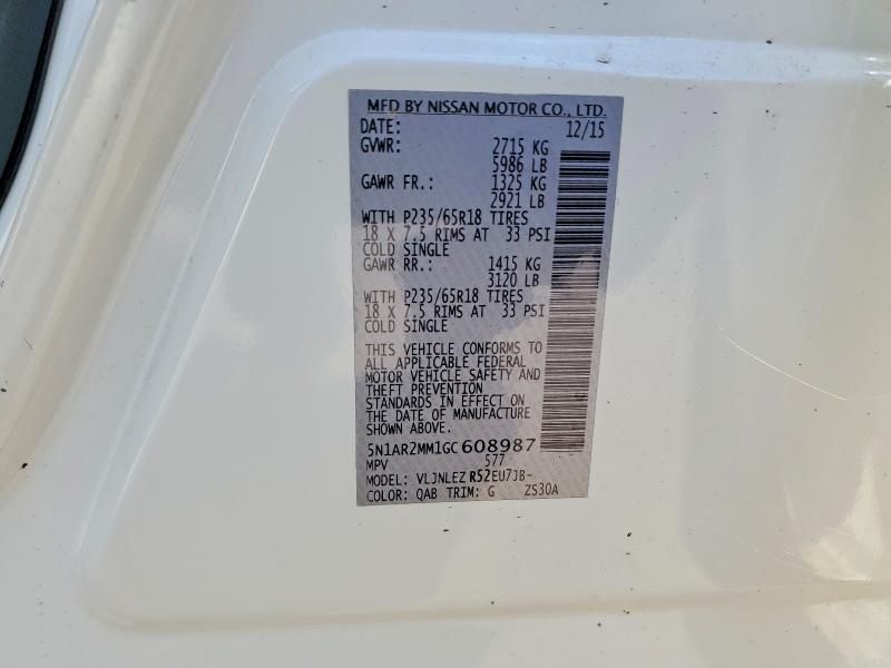 2016 Nissan Pathfinder s