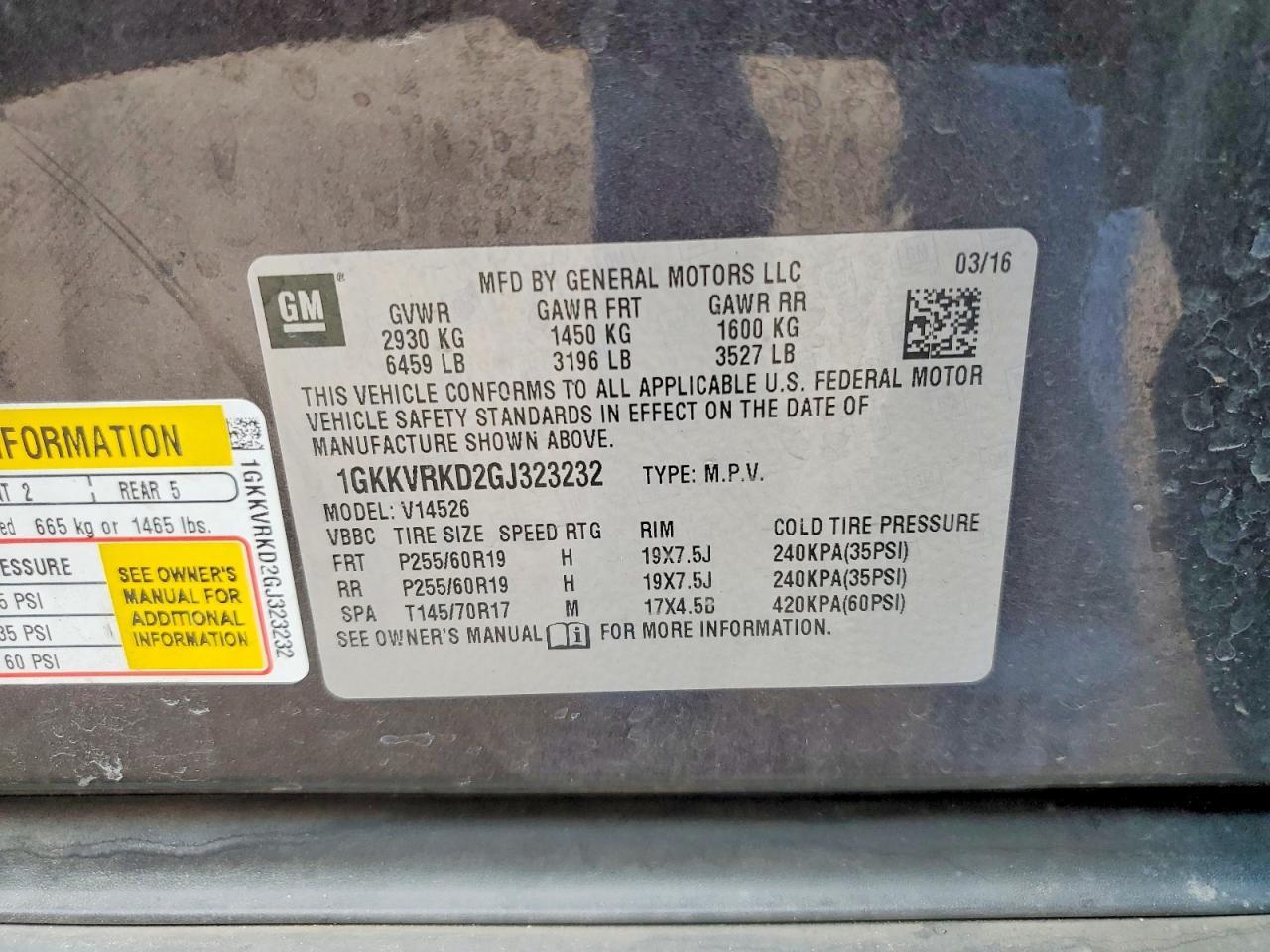 2016 GMC Acadia Slt-1