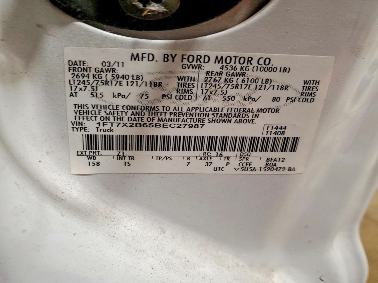 2011 Ford F250 Super Duty